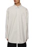 Main View - Click To Enlarge - BALENCIAGA - 3B Logo Cotton Hybrid Shirt