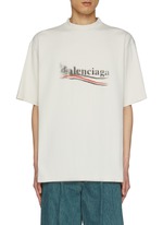 BALENCIAGA＊STENCIL TYPE T-SHIRT コットンTシャツ＊送料込 BALENCIAGA＊STENCIL TYPE T-SHIRT コットンTシャツ＊送料込