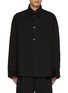 Main View - Click To Enlarge - BOTTEGA VENETA - Oversized Dry Mouline Wool Shirt Jacket with Large Pocket
