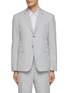 Main View - Click To Enlarge - THOM BROWNE  - Seesucker Single Breasted Striped Blazer