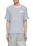 Main View - Click To Enlarge - THOM BROWNE  - University Striped Pocket T-Shirt