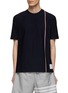 Main View - Click To Enlarge - THOM BROWNE  - Vertical Striped Cotton T-Shirt