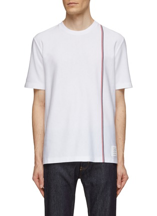 Main View - Click To Enlarge - THOM BROWNE  - Vertical Striped T-Shirt