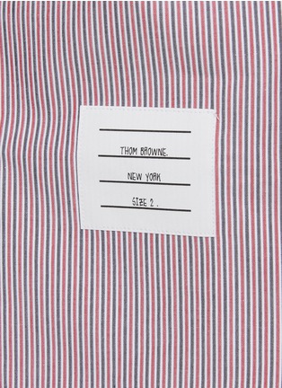  - THOM BROWNE  - Funmix Tricolour Striped Cotton Shirt