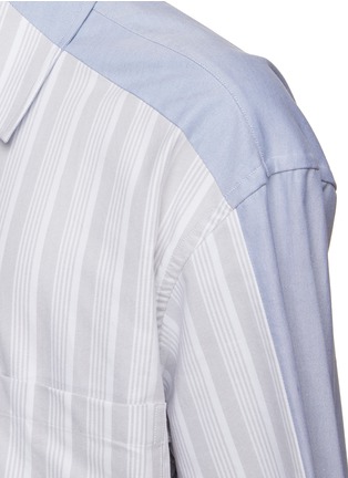  - THOM BROWNE  - Oversized Contrast Stripe Shirt