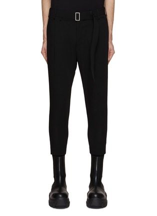 Main View - Click To Enlarge - THE VIRIDI-ANNE - Belted Tapered Pants