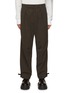 Main View - Click To Enlarge - THE VIRIDI-ANNE - Straight Leg Panelled Cotton Pants