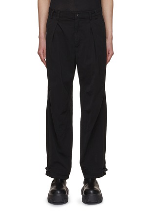 Main View - Click To Enlarge - THE VIRIDI-ANNE - Straight Leg Panelled Cotton Pants