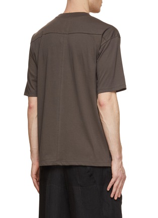 Back View - Click To Enlarge - THE VIRIDI-ANNE - Contrast Pocket Patchwork T-Shirt