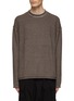 Main View - Click To Enlarge - THE VIRIDI-ANNE - Dropped Shoulder Knit Sweater