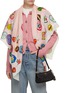 Figure View - Click To Enlarge - KENZO - Fruit Sticker Print Cotton Scarf