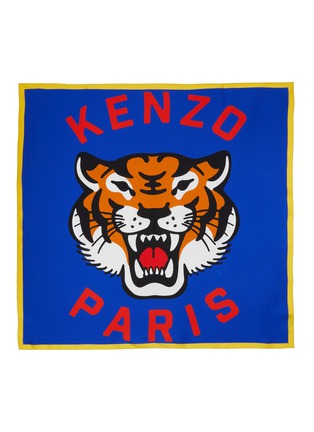 Detail View - Click To Enlarge - KENZO - Tiger Printed Scarf