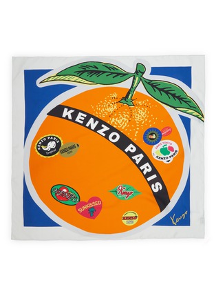 Main View - Click To Enlarge - KENZO - Fruit Wrapper Print Silk Scarf