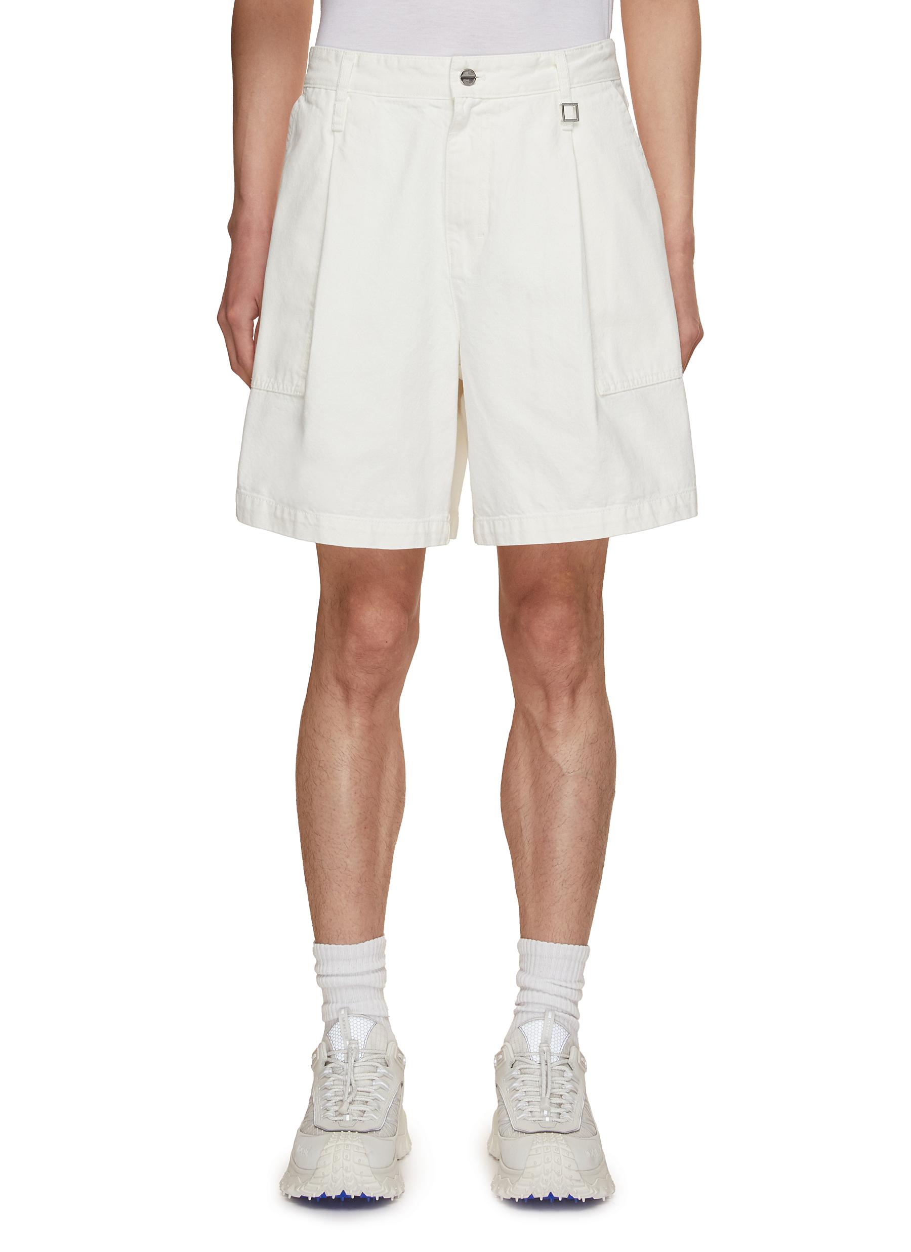 WOOYOUNGMI | Pleated Denim Shorts | Men | Lane Crawford