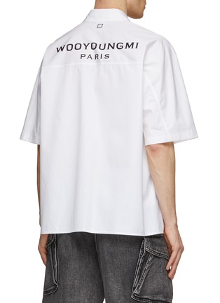 Back View - Click To Enlarge - WOOYOUNGMI - Logo Print Back Denim Shirt