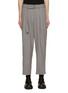 Main View - Click To Enlarge - ATTACHMENT - Cropped Double Pleated Tapered Belted Pants
