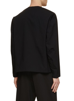 Back View - Click To Enlarge - ATTACHMENT - Collarless Zip Up Jacket