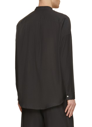 Back View - Click To Enlarge - ATTACHMENT - Oversized Band Collar Shirt