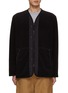 Main View - Click To Enlarge - COMME DES GARÇONS HOMME - Collarless Zip Up Jacket