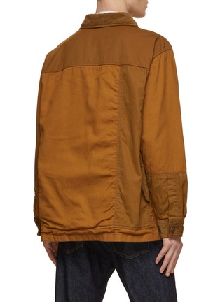 Back View - Click To Enlarge - COMME DES GARÇONS HOMME - Patchwork Cotton Jacket