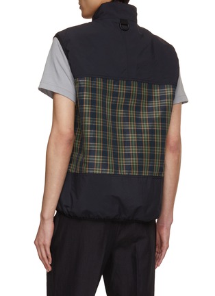 Back View - Click To Enlarge - COMME DES GARÇONS HOMME - Flannel Panel Vest