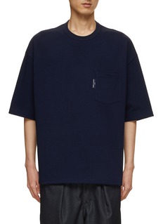 COMME DES GARÇONS HOMME | Elasticated Hem Cotton T-Shirt | Men 