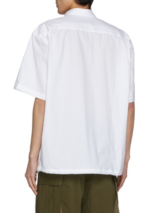 Back View - Click To Enlarge - COMME DES GARÇONS HOMME - Elasticated Waist Pocket Shirt