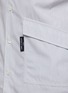  - COMME DES GARÇONS HOMME - Slanted Flap Pocket Striped Cotton Shirt
