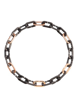 Main View - Click To Enlarge - VHERNIER - Mon Jeu Titanium 18K Rose Gold Necklace