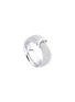 Main View - Click To Enlarge - VHERNIER - Calla 18K Rhodium Plated White Gold Diamond Ring — Size 53