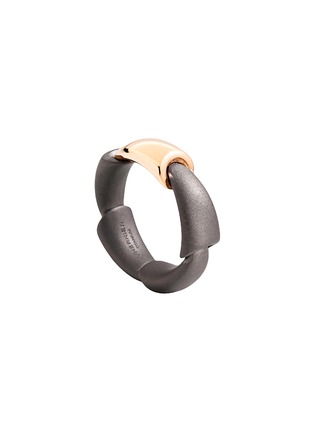 Main View - Click To Enlarge - VHERNIER - Calla Titanium 18K Rose Gold Ring — Size 54
