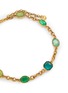 Detail View - Click To Enlarge - GOOSSENS - 24k Gold Plated Collier Cabochons Necklace