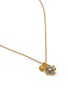 Detail View - Click To Enlarge - GOOSSENS - 24k Gold Plated Talisman Clover Necklace