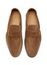 Detail View - Click To Enlarge - BRUNELLO CUCINELLI - Suede Penny Loafers