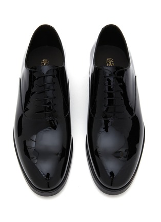 Detail View - Click To Enlarge - BRUNELLO CUCINELLI - Patent Leather Oxford Shoes