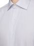  - LUIGI BORRELLI - NAPOLI - Spread Collar Striped Cotton Shirt