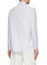 Back View - Click To Enlarge - LUIGI BORRELLI - NAPOLI - Spread Collar Striped Cotton Shirt