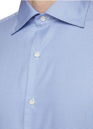  - LUIGI BORRELLI - NAPOLI - Spread Collar Cotton Shirt