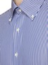  - LUIGI BORRELLI - NAPOLI - Button Down Collar Striped Cotton Shirt