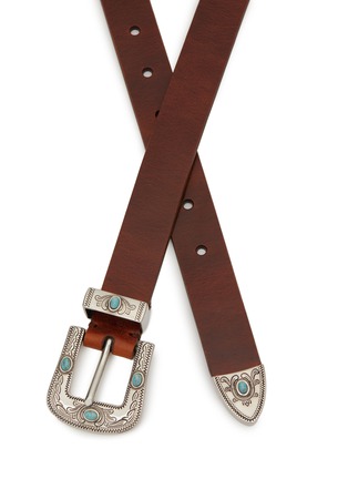 Detail View - Click To Enlarge - BRUNELLO CUCINELLI - Leather Belt
