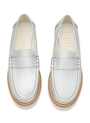 Detail View - Click To Enlarge - PEDRO GARCIA  - Stina Leather Loafers
