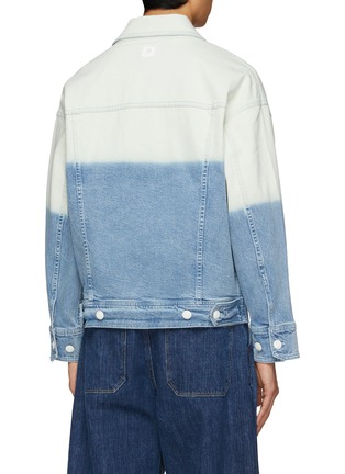 Back View - Click To Enlarge - STAFFONLY - Bleached Ombre Denim Jacket