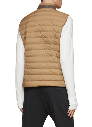 Back View - Click To Enlarge - HERNO - Monogram Goose Down Padded Vest