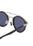Detail View - Click To Enlarge - DIOR - DiorBlacksuit R7U Round Metal Sunglasses
