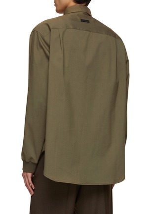 Back View - Click To Enlarge - FEAR OF GOD - Rib Cuff Oxford Shirt