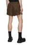 Back View - Click To Enlarge - FEAR OF GOD - Contrasting Drawstring Waist Wrinkled Running Shorts