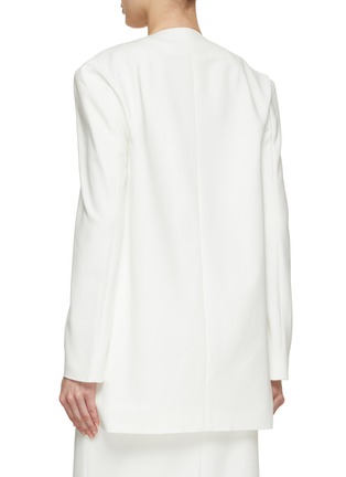 Back View - Click To Enlarge - TOVE - Saunders Collarless Single Breasted Blazer