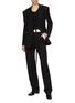 Figure View - Click To Enlarge - TOVE - Ade Tie Front Blazer