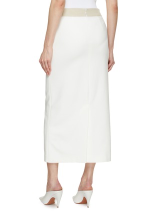 Back View - Click To Enlarge - TOVE - Lita Contrast Waist Skirt