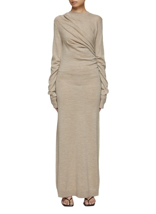 Main View - Click To Enlarge - TOVE - Alice Gathered Front Maxi Dress